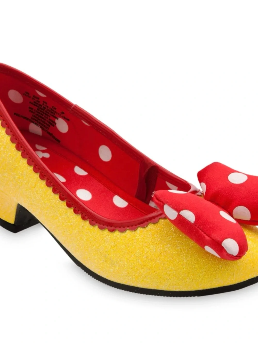 Disney Minnie Mouse Yellow Costume Shoes Kids